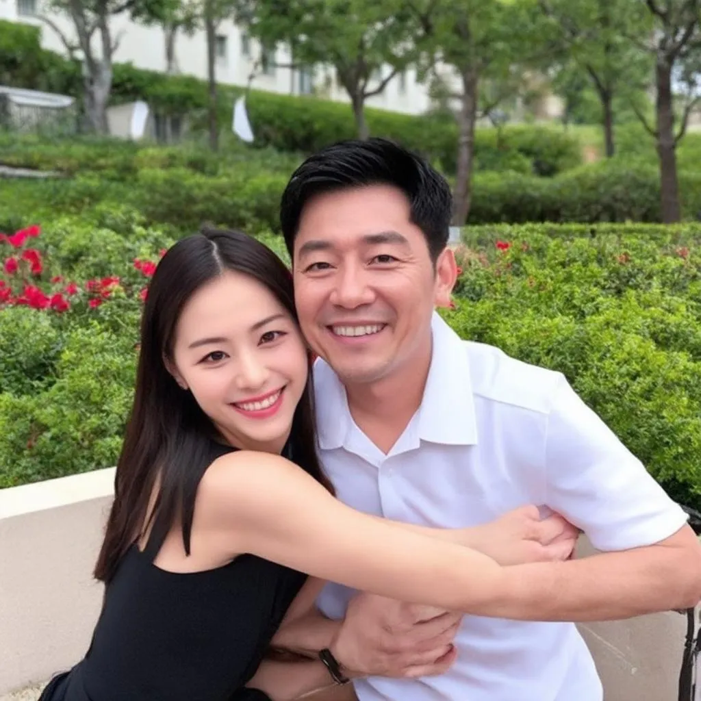 Hong Man Choi and his wife