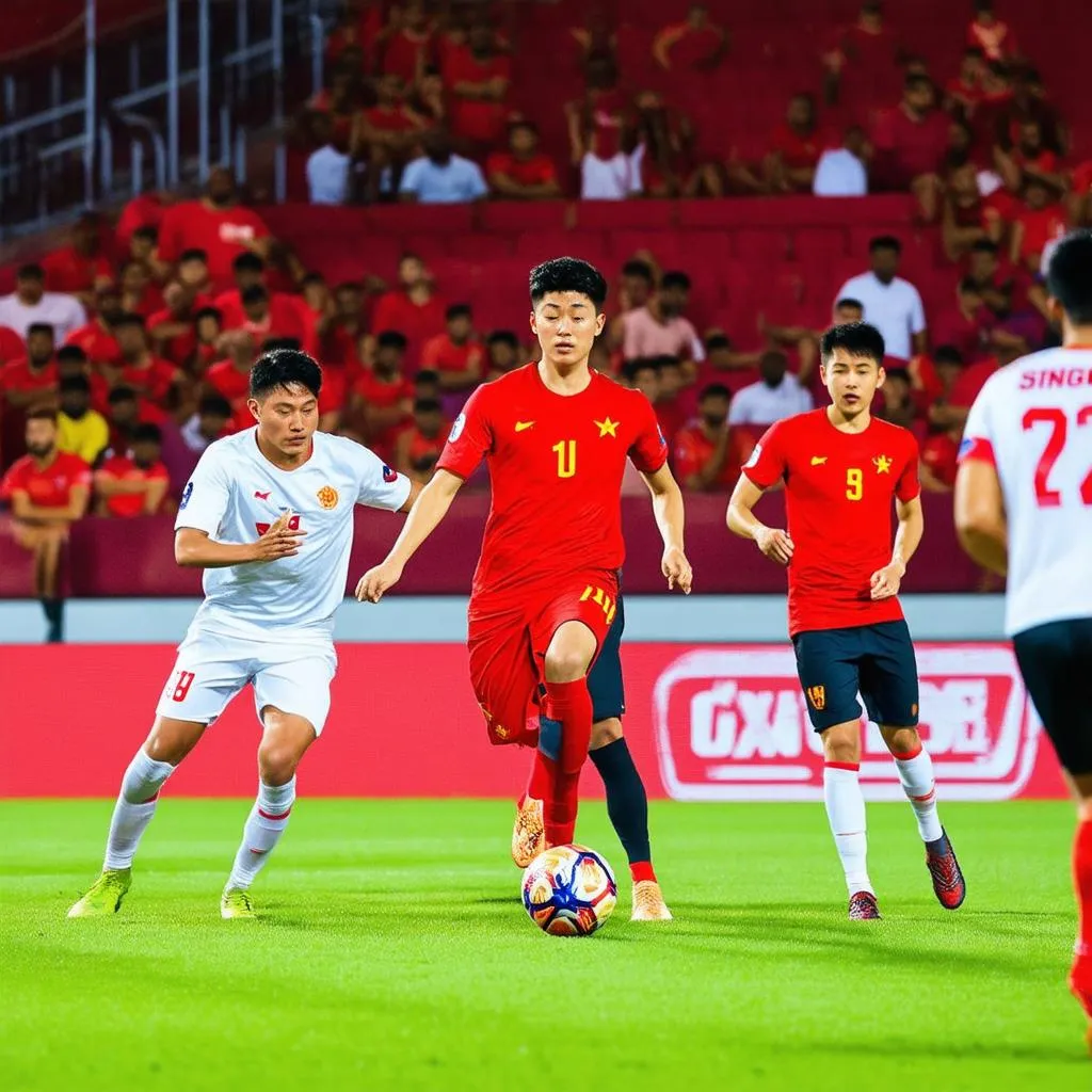 Trận đấu Việt Nam - Singapore AFF Cup 2021