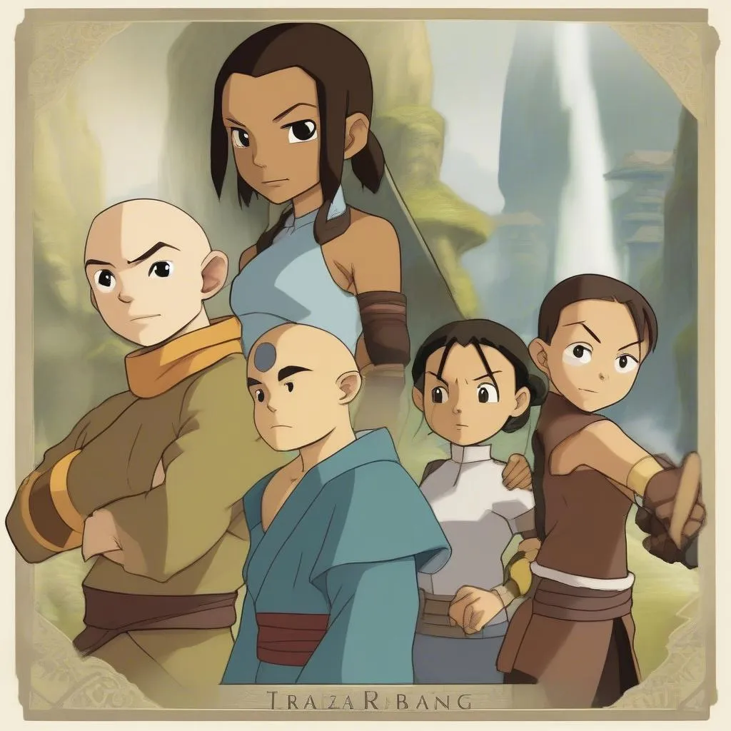 aang-and-his-friends