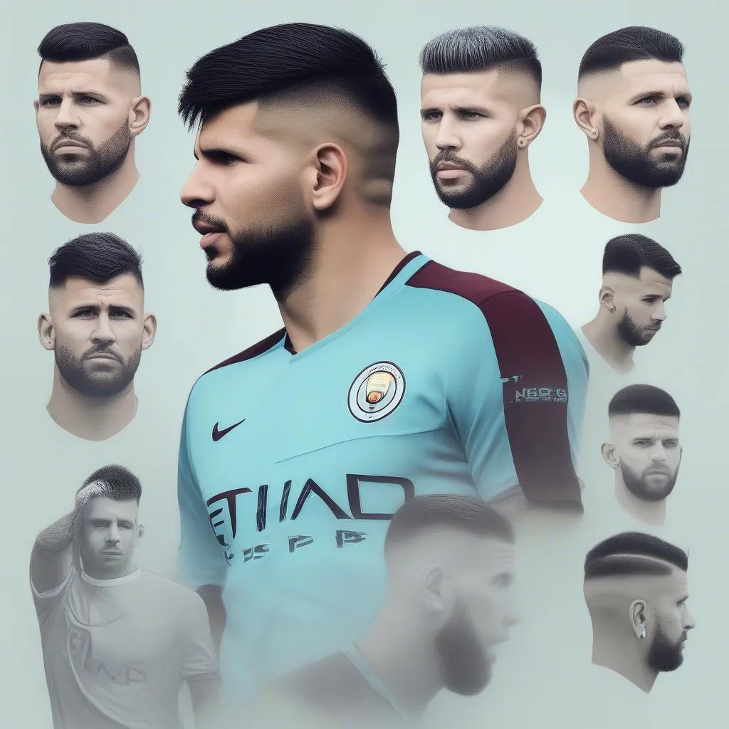 Kiểu tóc undercut của Agüero