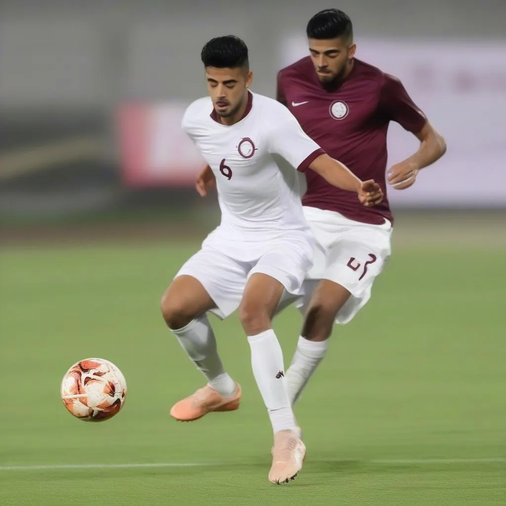 Akram Afif ghi bàn thắng duy nhất cho Qatar