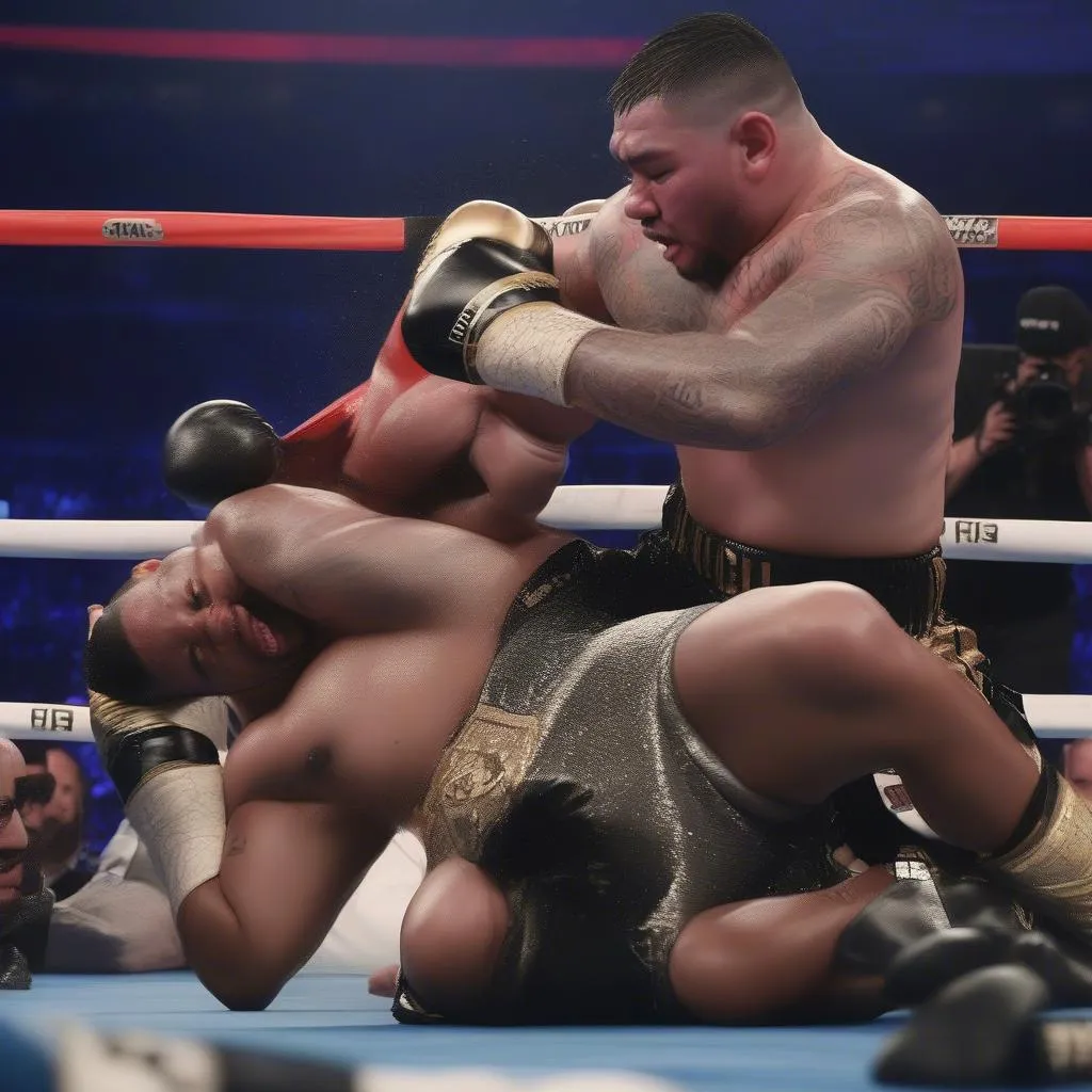 Anthony Joshua và Andy Ruiz Jr:  Khoảnh Khắc Gục Ngã 