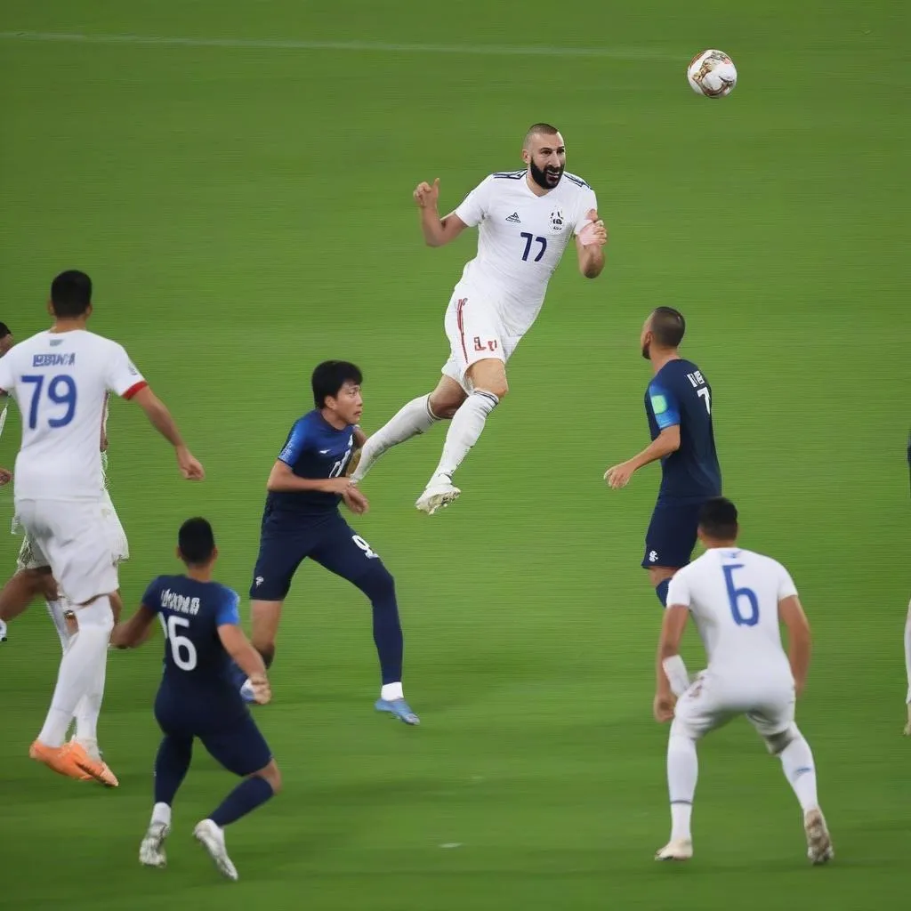 Karim Benzema's Double Goal in the AO 2020