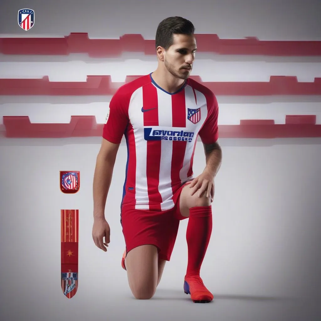 Áo đấu Atletico Madrid 2016 chính hãng