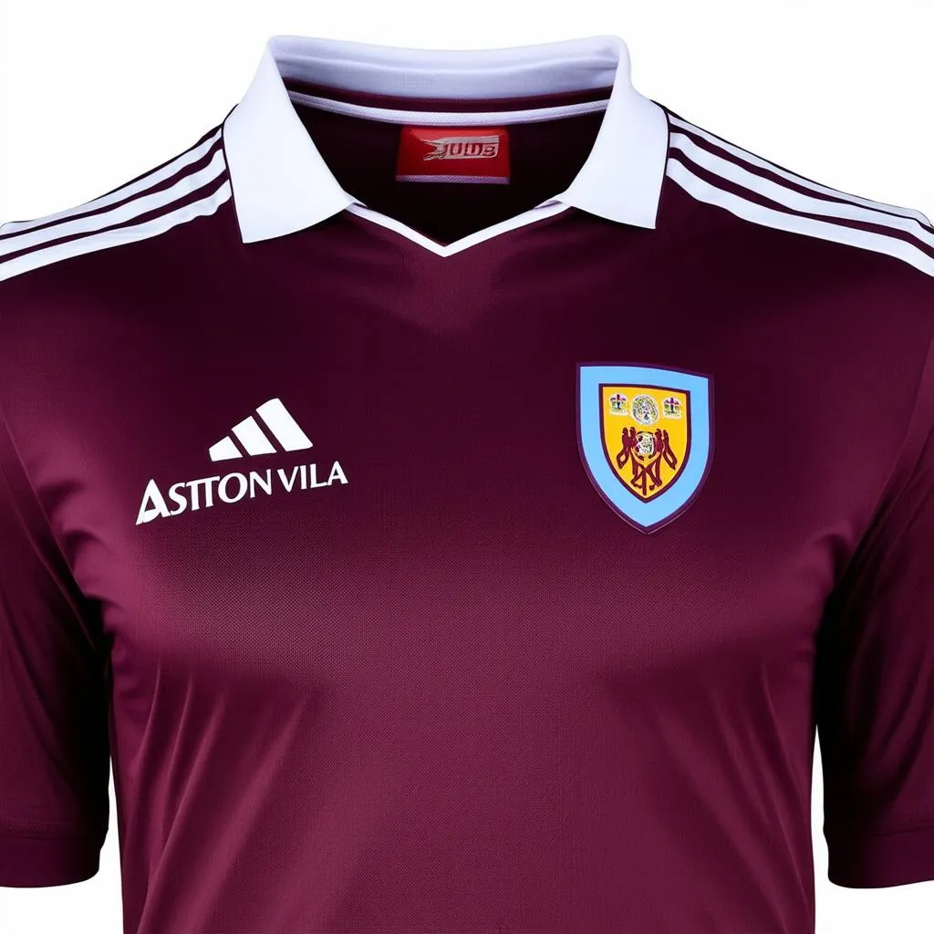 áo đấu aston villa hiện đại