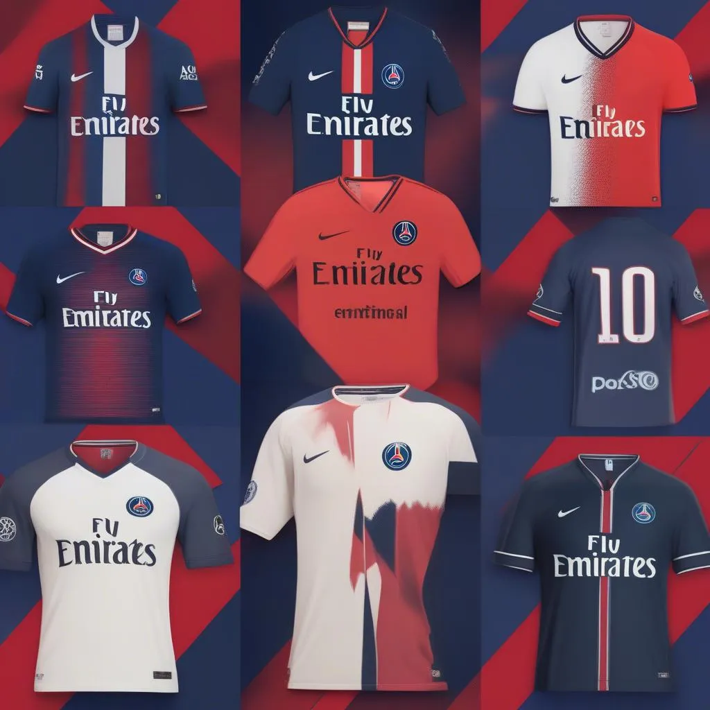 Lịch sử và sự tiến hóa của áo đấu PSG