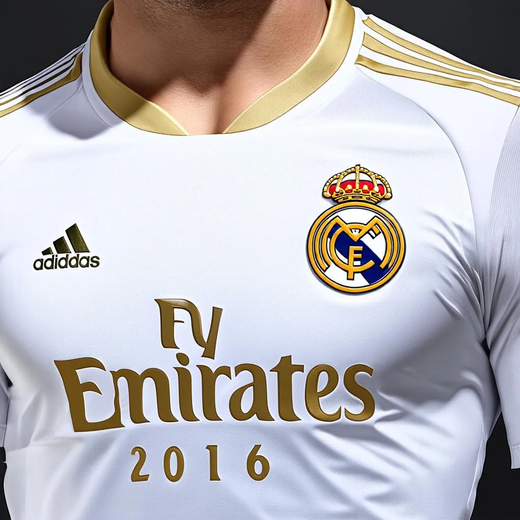 Chi tiết áo đấu Real Madrid 2016