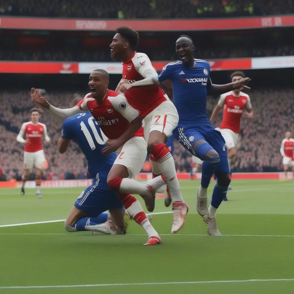 Arsenal vs Chelsea: Highlights of the match on YouTube