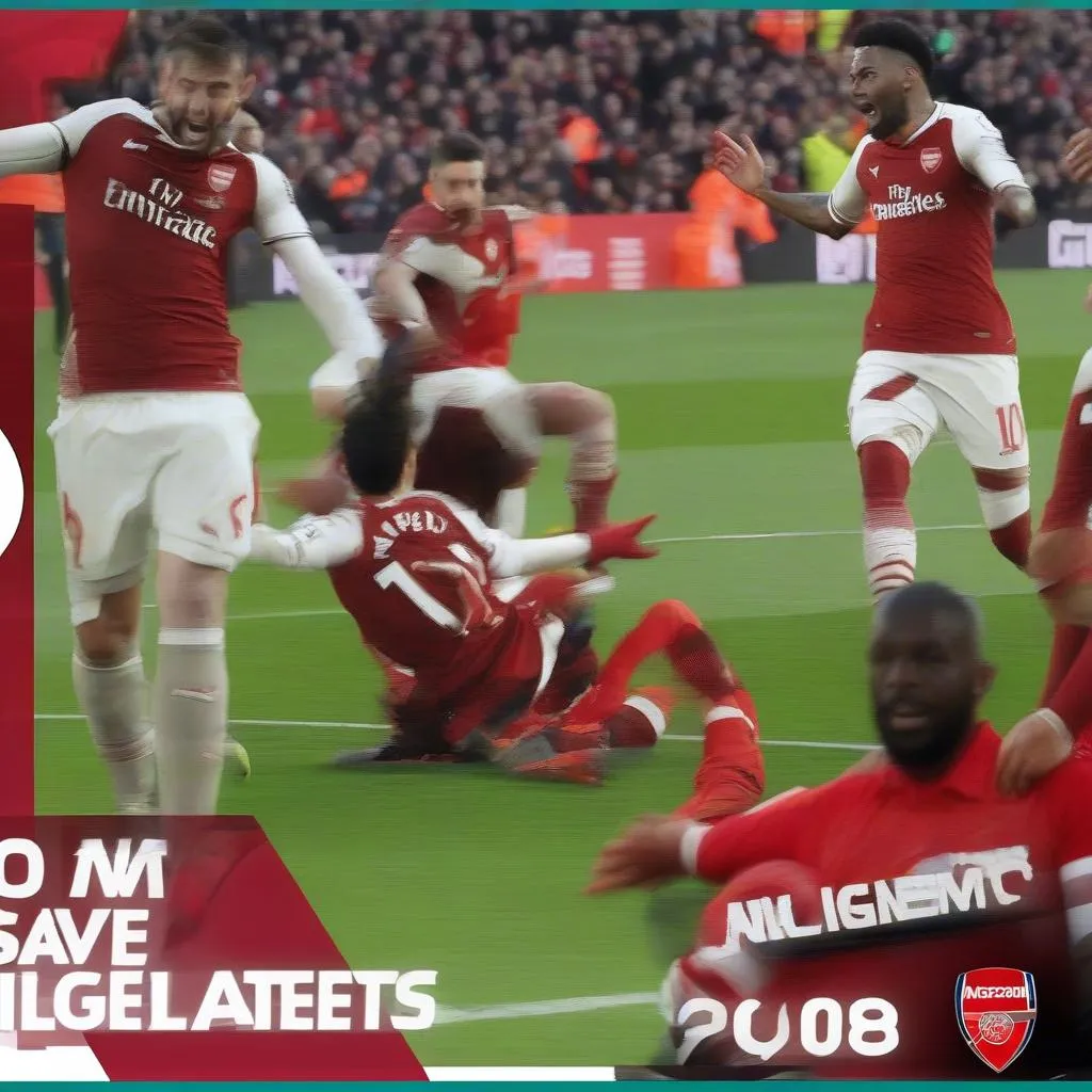 Highlights Trận Arsenal vs Liverpool 2018