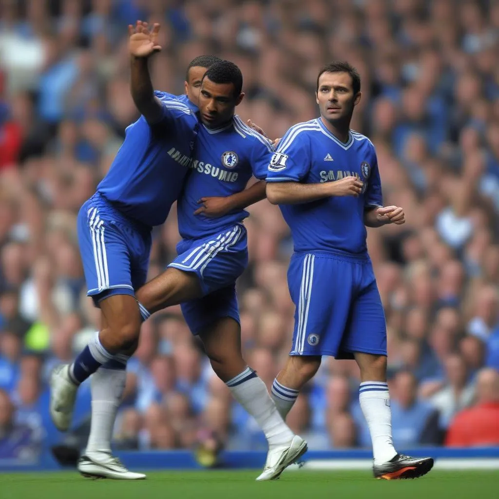 Ashley Cole kiến tạo cho Frank Lampard