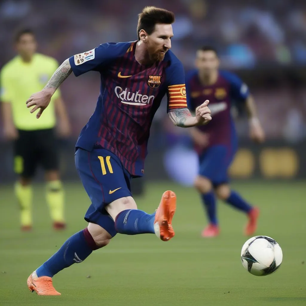 Messi ghi bàn thắng thứ hai trong trận đấu Barca vs MU 2019