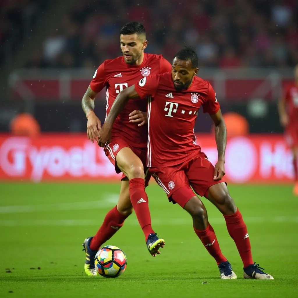 Hàng thủ Bayern chơi chắc chắn trong trận đấu với Mainz năm 2019