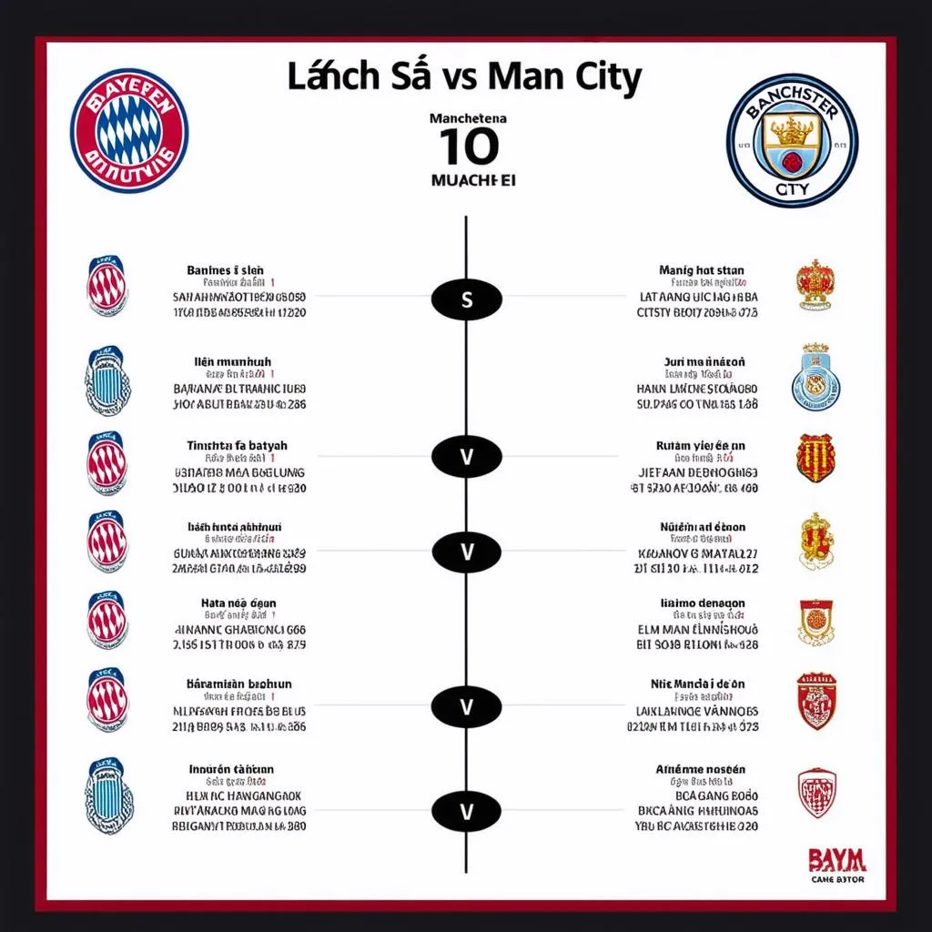 Bayern vs Man City Lịch Sử Đối Đầu