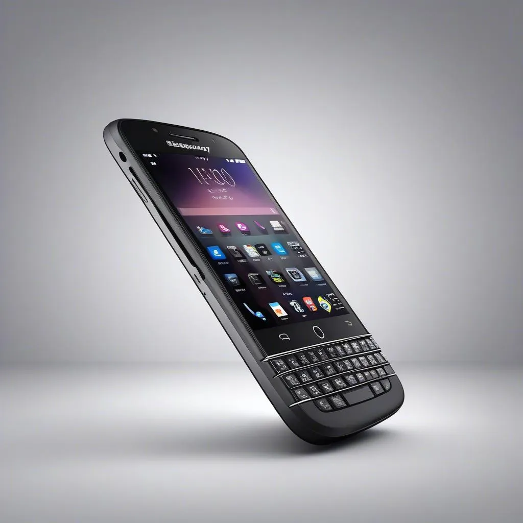 BlackBerry Q20 với thiết kế nhỏ gọn 