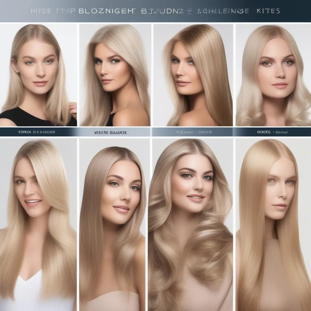 Bộ sản phẩm nhuộm highlight tóc blond