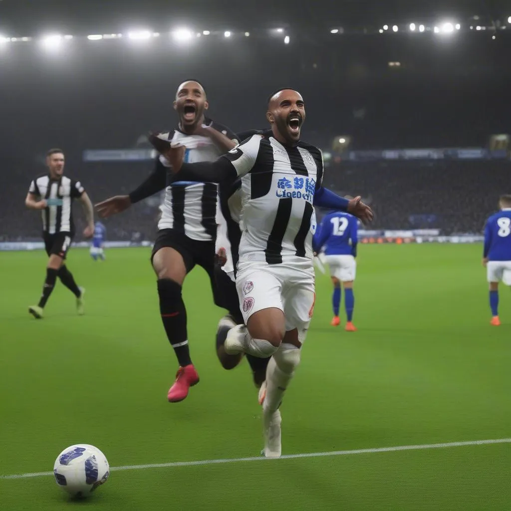 Hình ảnh Callum Wilson trong trận Newcastle Everton Highlights