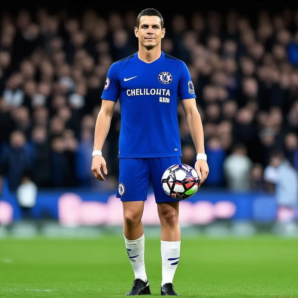 Hậu vệ cánh Cesar Azpilicueta Chelsea FO4