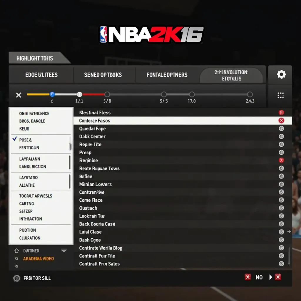 Chỉnh sửa highlight NBA 2k16