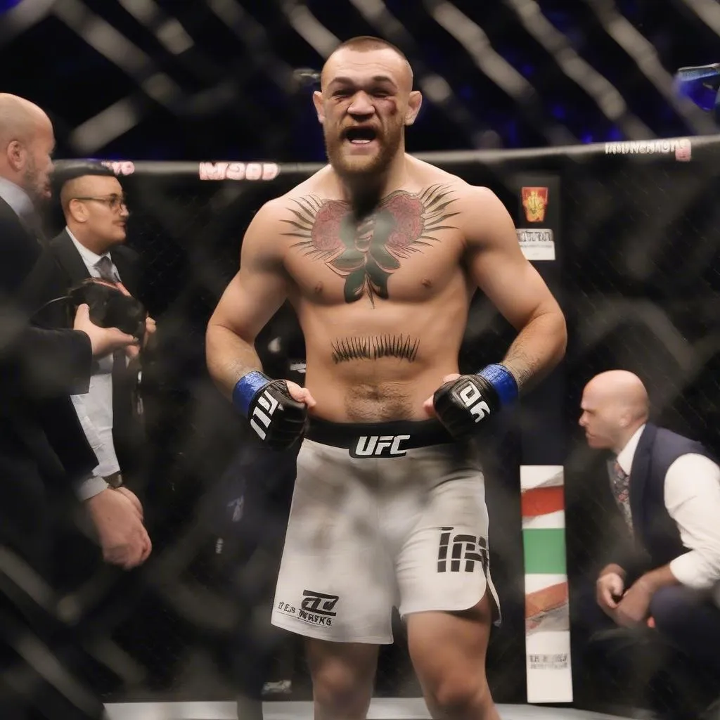 Conor McGregor vs Eddie Alvarez Knockout Highlights