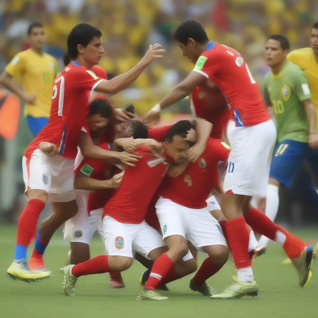 Costa Rica's Defense Against Brazil Highlights