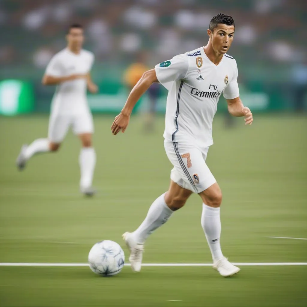 Cristiano Ronaldo bứt tốc