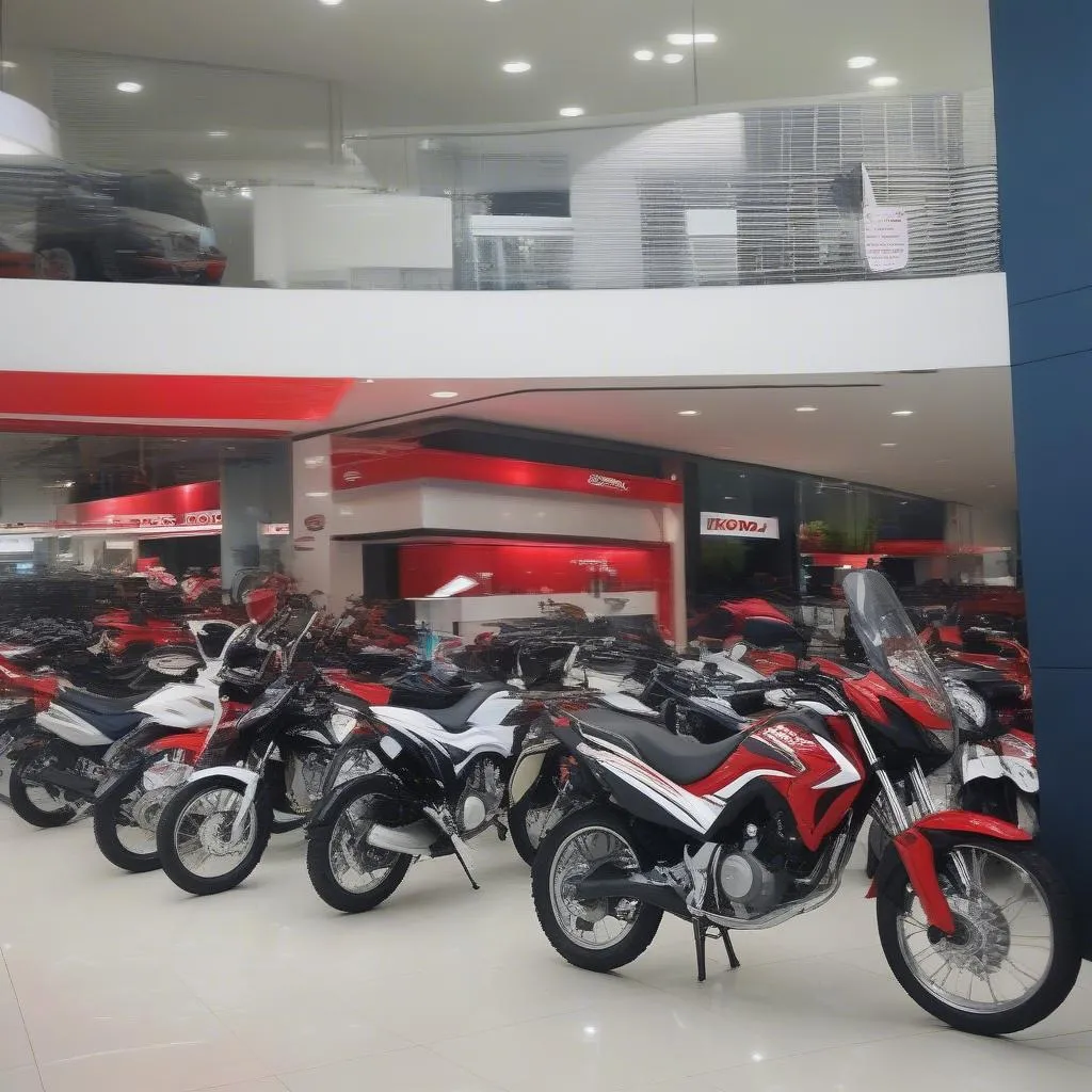 Honda dealership in Vietnam