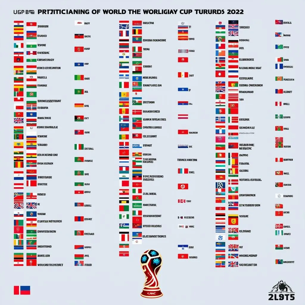 Danh sách đội tuyển tham dự World Cup 2022