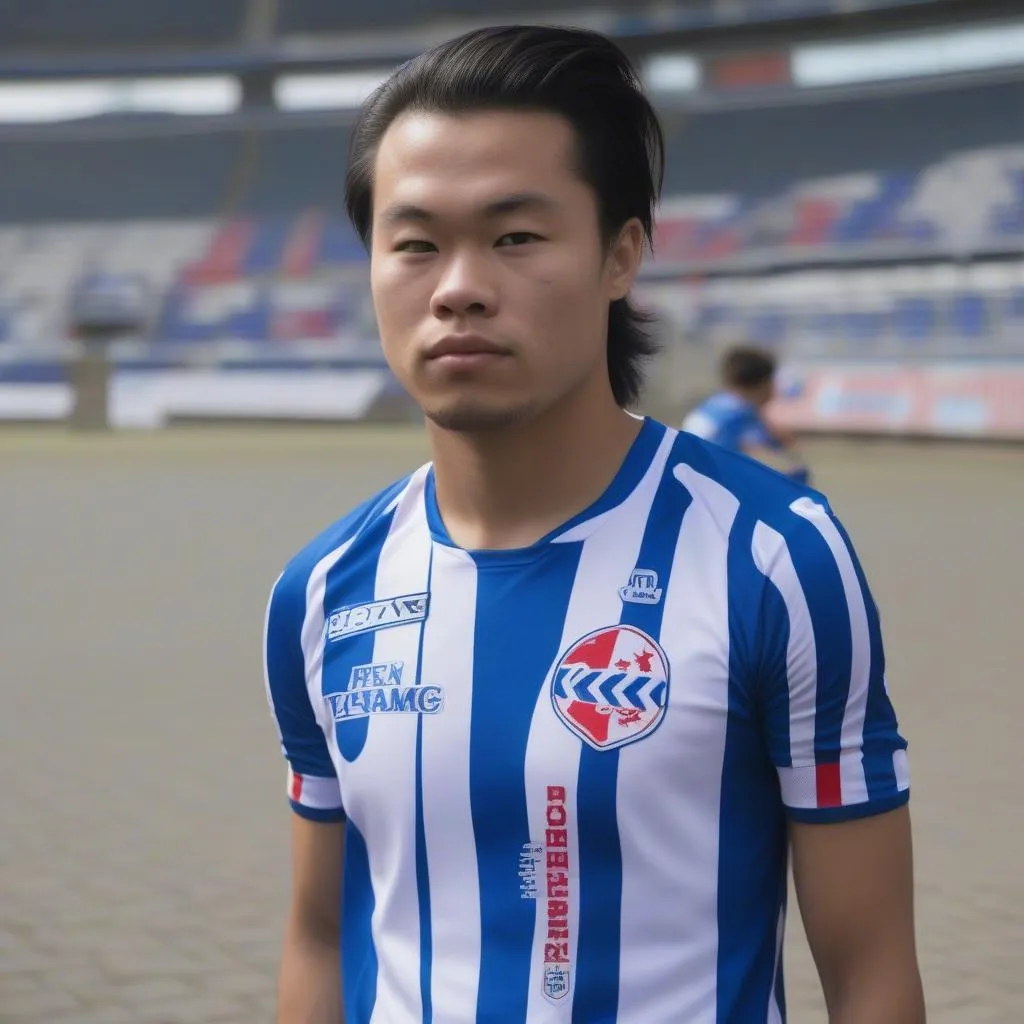 Đoàn Văn Hậu trong màu áo Heerenveen