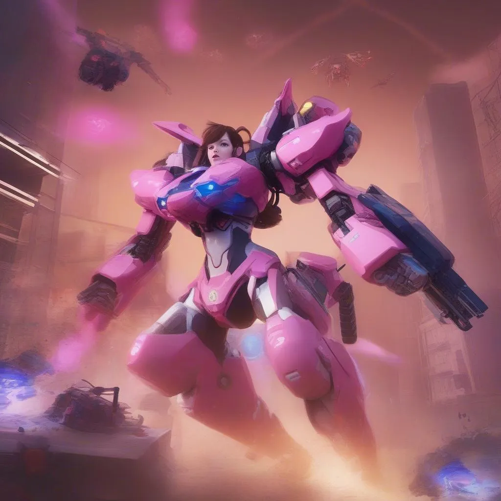 Pha &quot;highlight&quot; của D.Va trong Overwatch