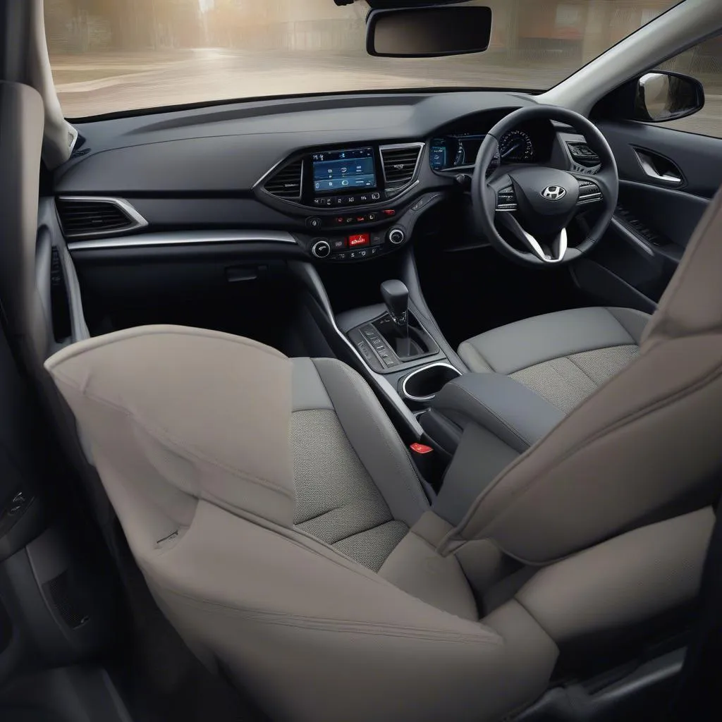 Nội thất Elantra Sport 2019