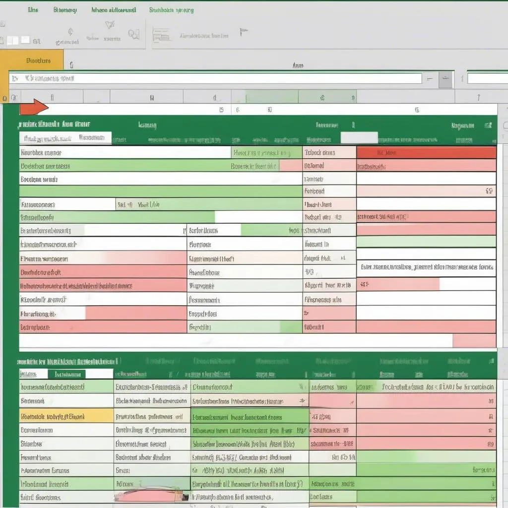 Excel conditional formatting