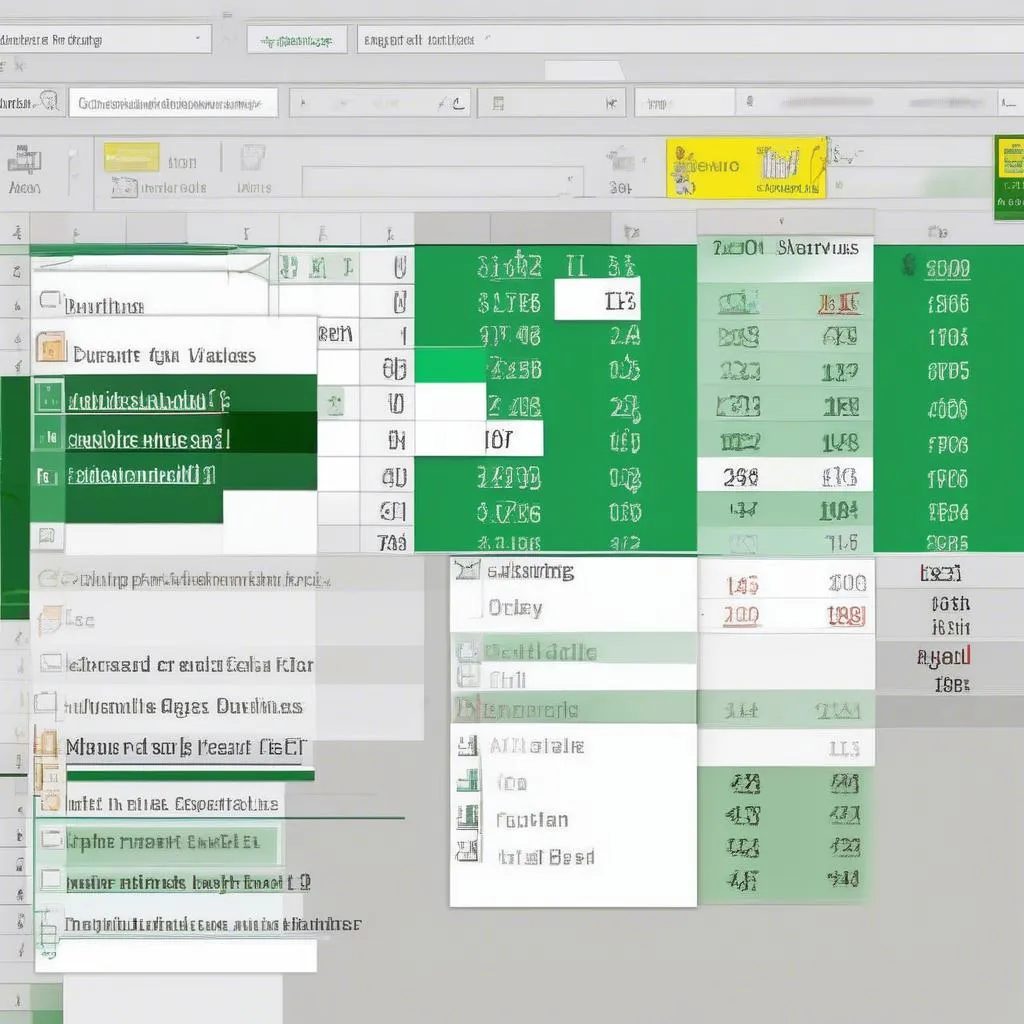 tô màu giá trị trùng lặp trong excel