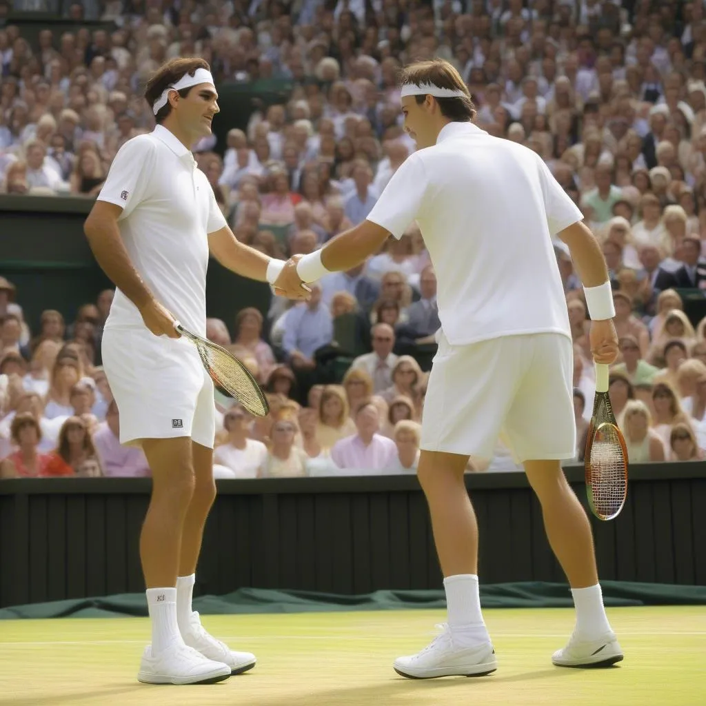 Federer và Isner đối đầu tại Wimbledon 2007