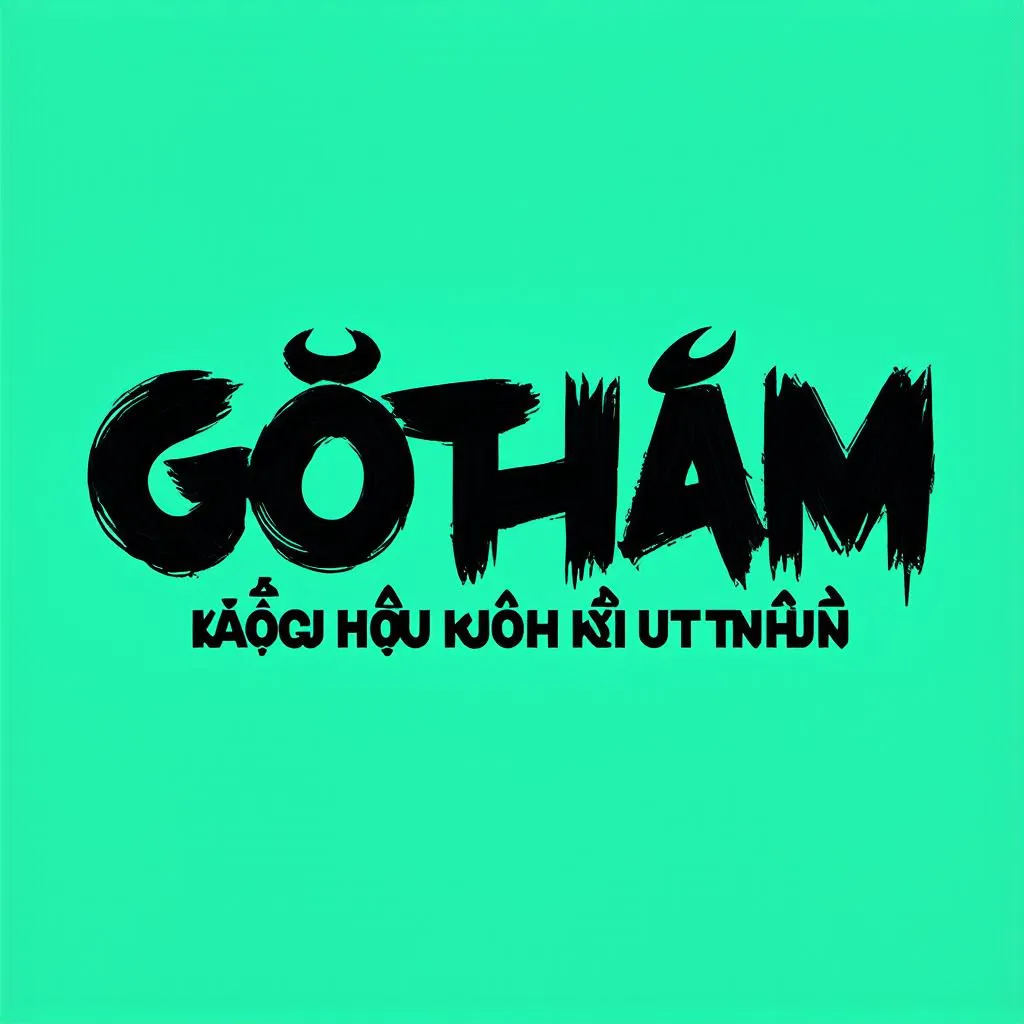 Font Gotham Việt hóa