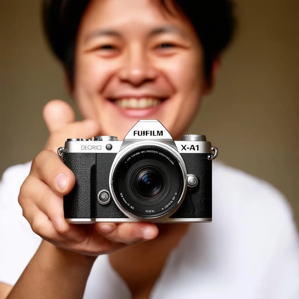 Fujifilm X-A1: Thiết kế nhỏ gọn, tiện lợi