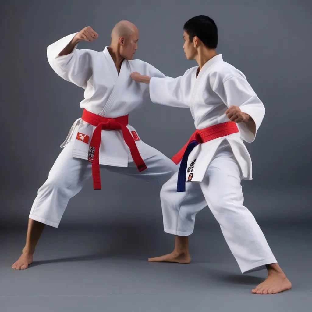 Pha highlight kinh điển trong trận đấu tranh chức vô địch full-contact karate