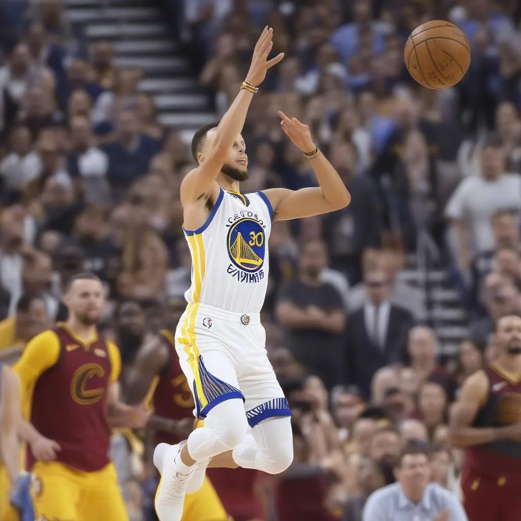 Stephen Curry ghi điểm