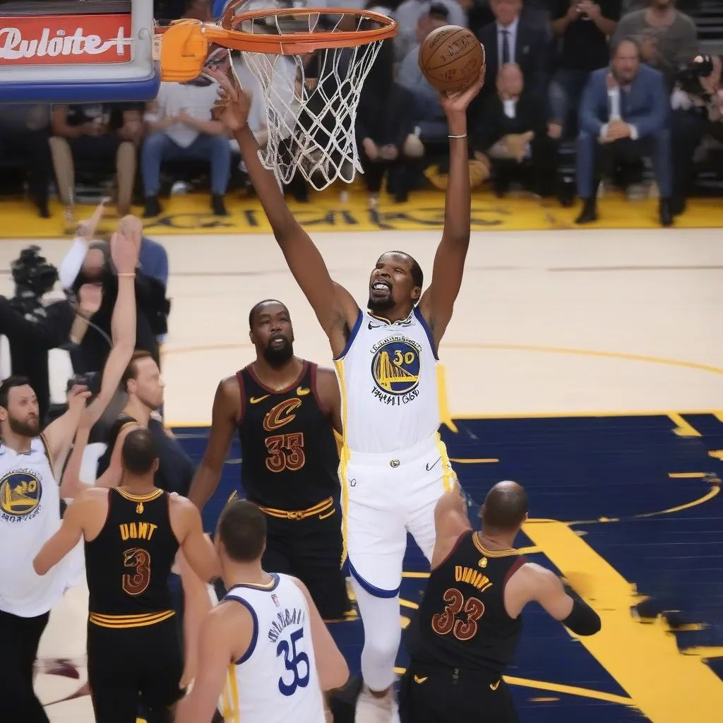 Kevin Durant ghi điểm