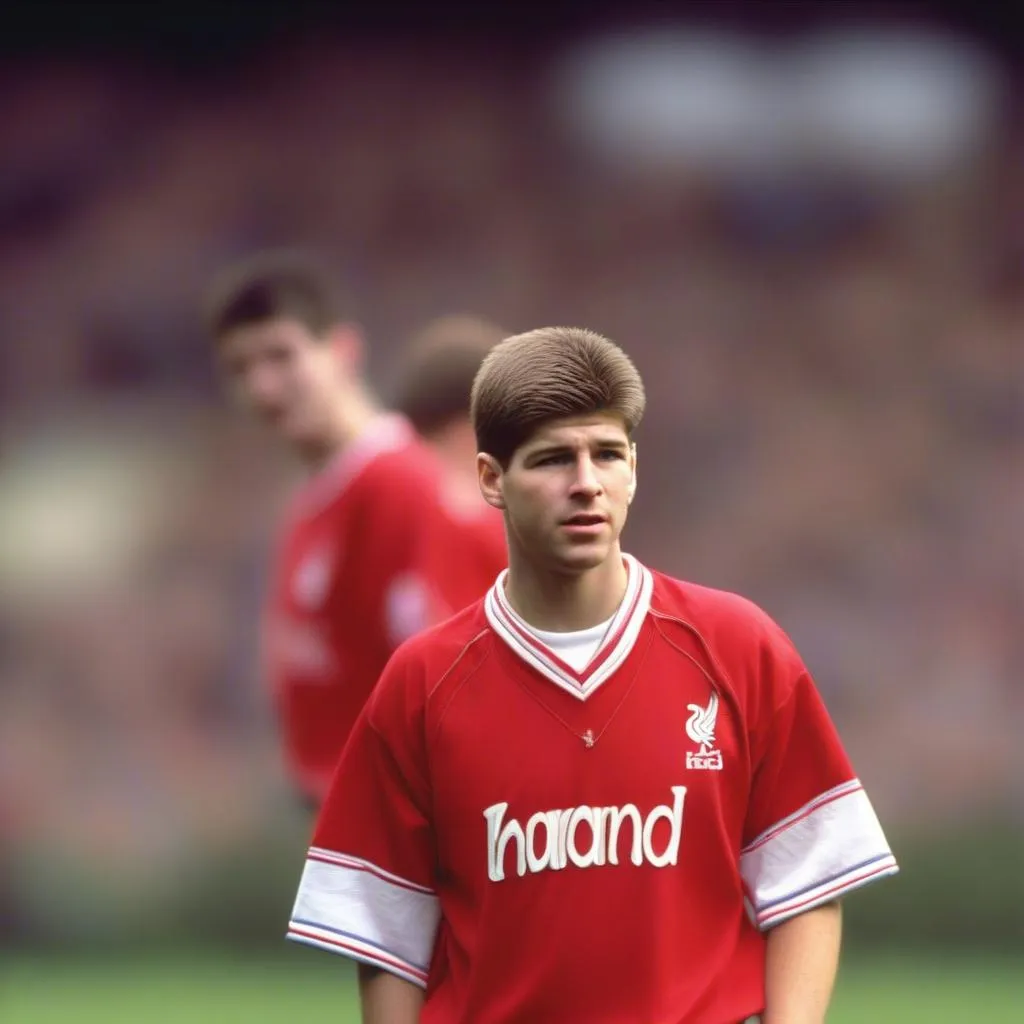 Steven Gerrard ra mắt Liverpool năm 1998 trong trận đấu với Blackburn Rovers.