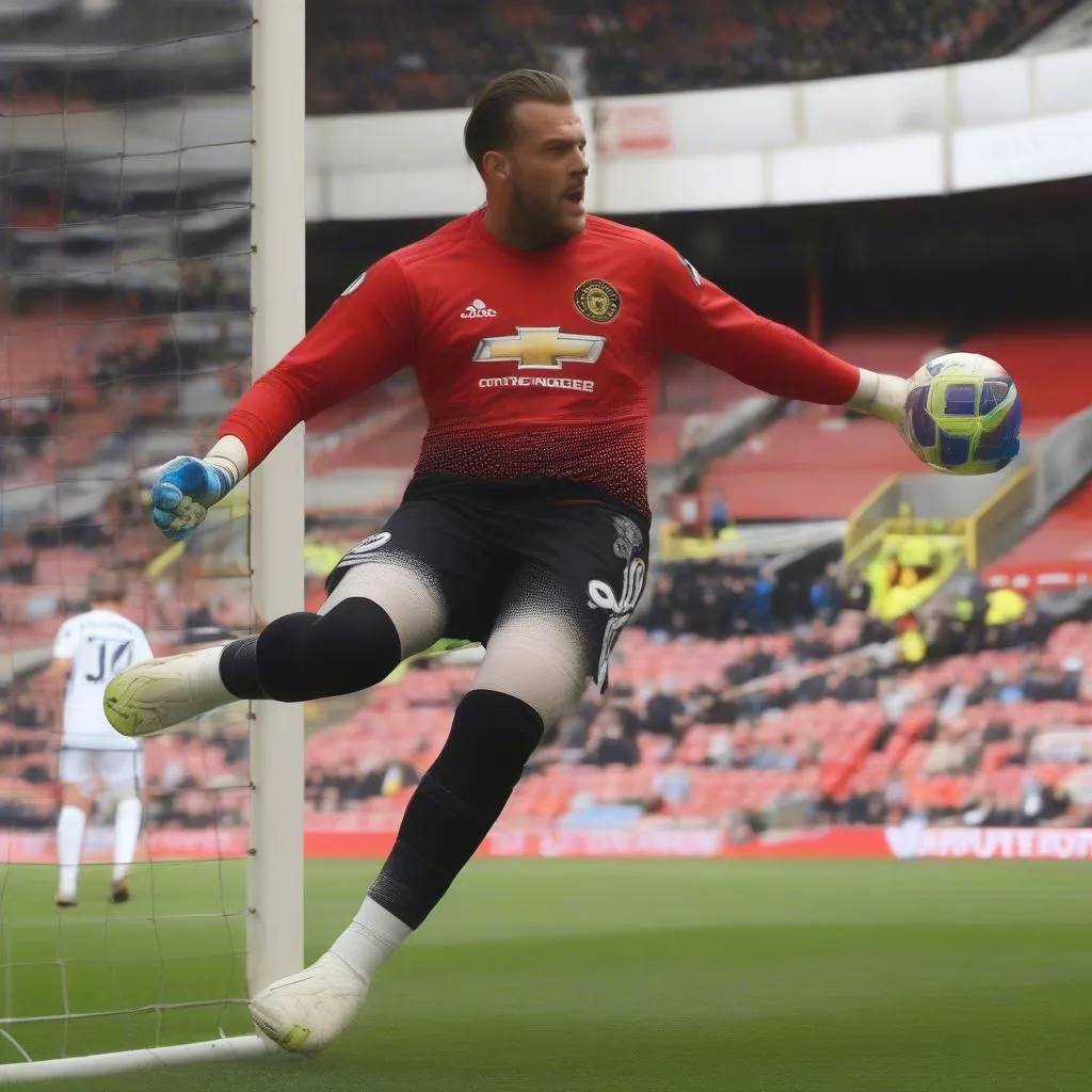 goalkeeper mu vs leeds united