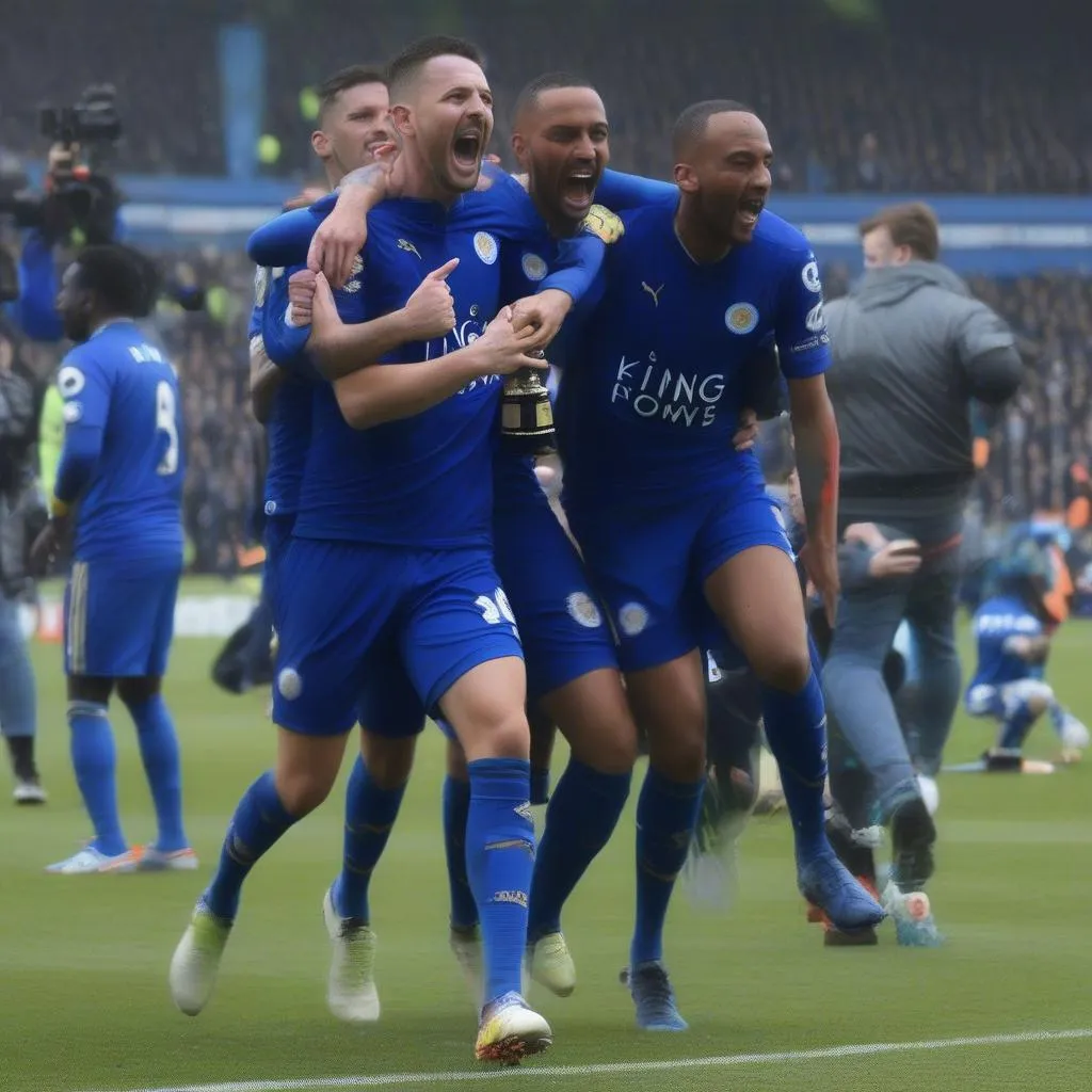 Leicester City vô địch Ngoại Hạng Anh