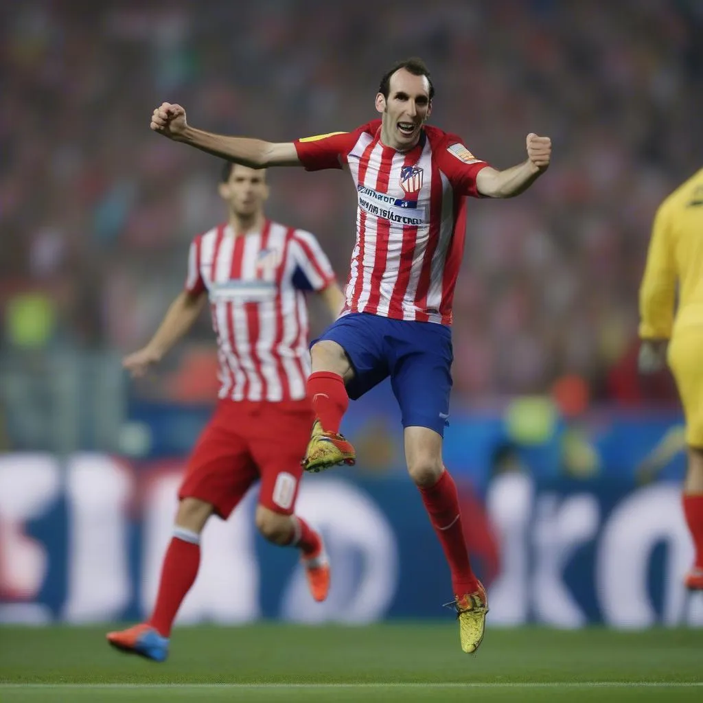 Bàn thắng ấn định chiến thắng của Diego Godín trong trận chung kết Champions League 2014