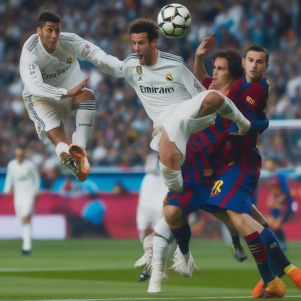 Những khoảnh khắc "Big Bang" trong trận đấu giữa Real Madrid và Barcelona