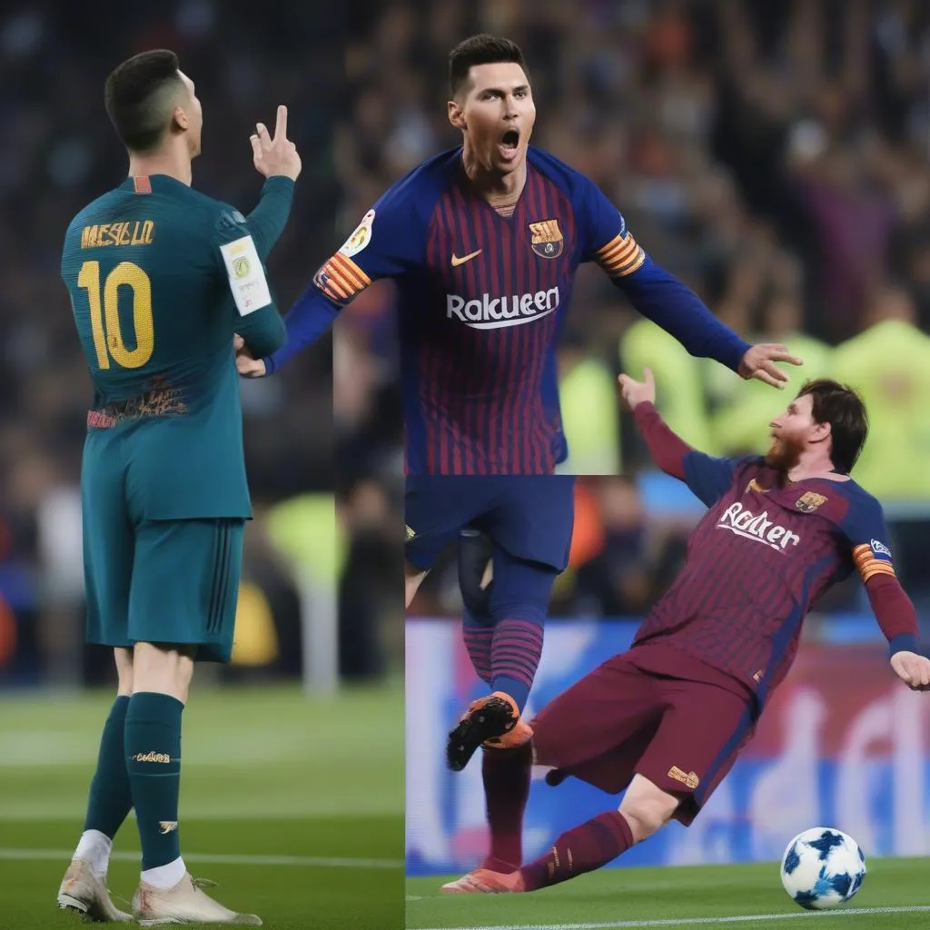 Cristiano Ronaldo và Lionel Messi ghi bàn trong C1 2018