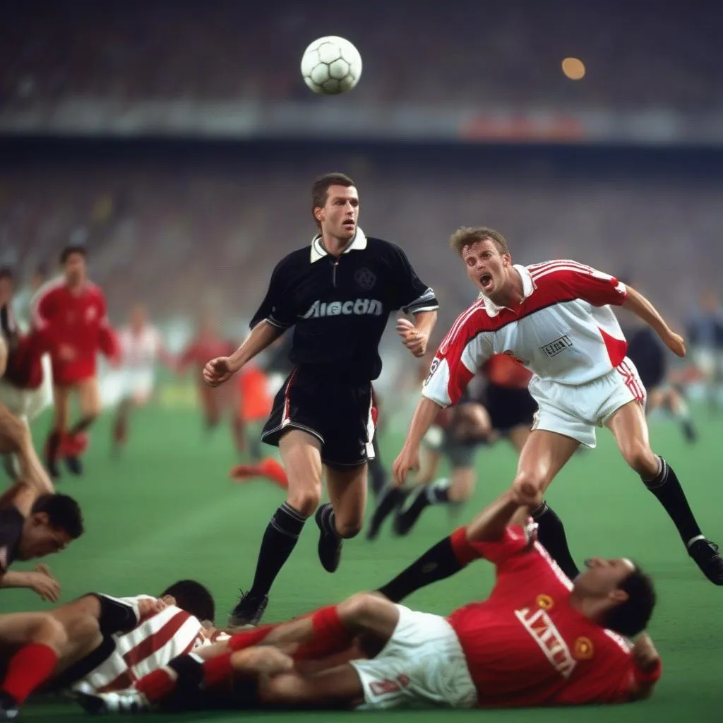 Highlight trận chung kết Champions League giữa MU và Ajax năm 1996