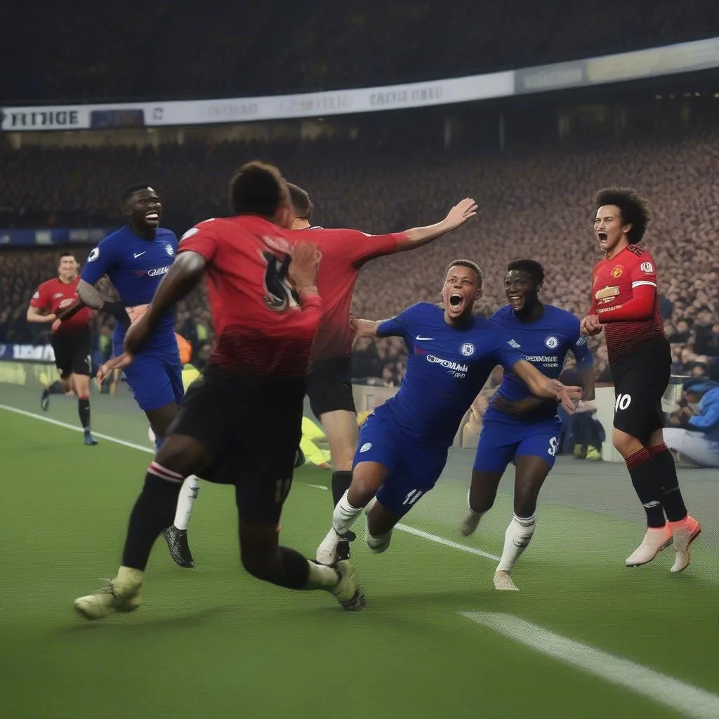 Highlights of MU vs Chelsea match