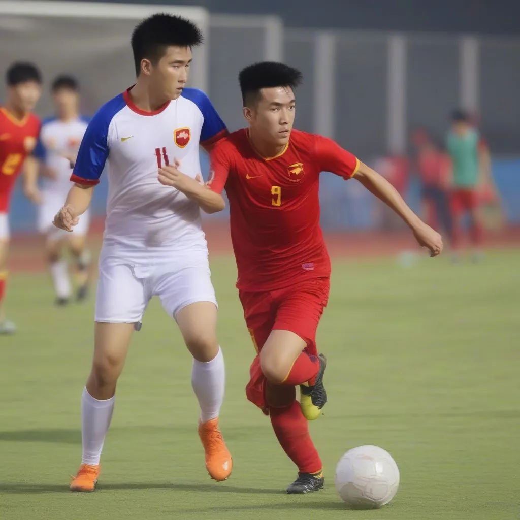 U23 Việt Nam thi đấu