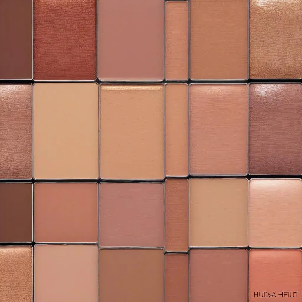 Huda Beauty Highlighter And Contour Pro Palette Swatches: Shades &amp; Textures