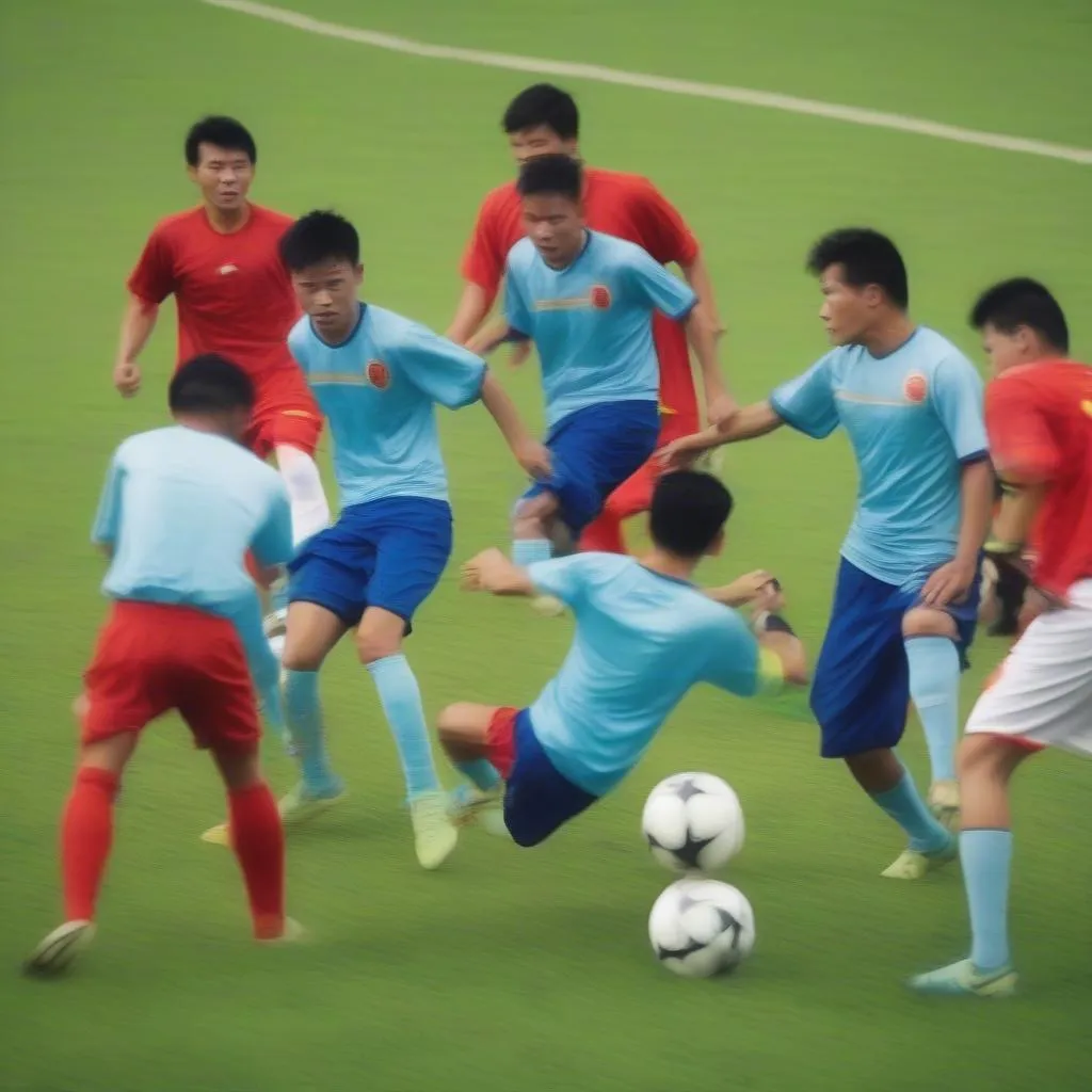 Vietnamese footballers playing