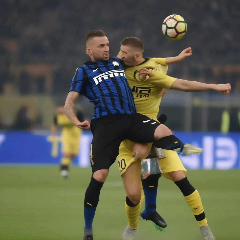 Trận đấu nảy lửa giữa Inter Milan và Te